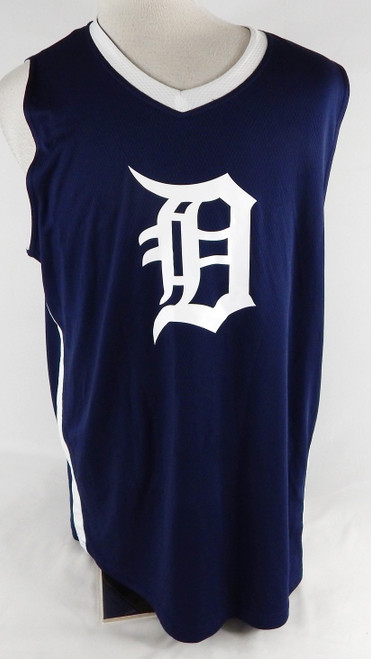 2025-26 Detroit Pistons Ron Holland #0 0 Game Used Navy Jersey Tigers Playoffs 8