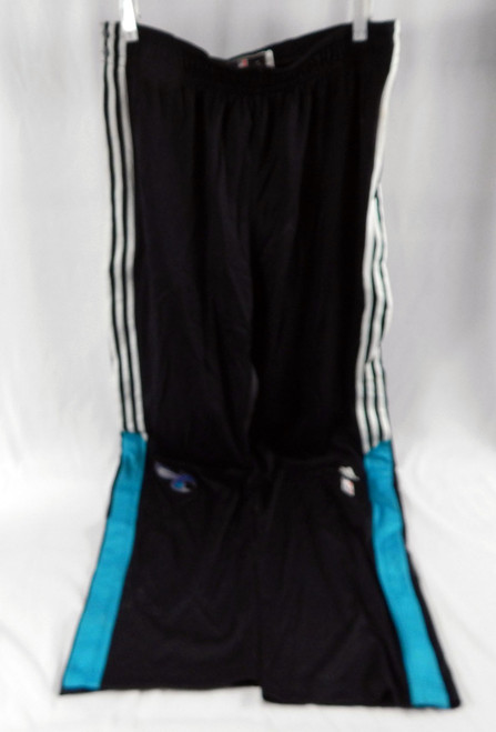 2014-15 Charlotte Hornets # Game Issued Black Basketball Warm Up Pants 2XL 08046