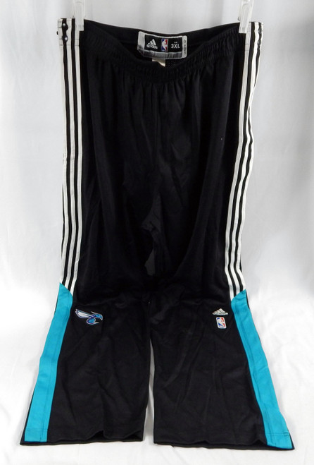 2014-15 Charlotte Hornets # Game Issued Black Basketball Warm Up Pants 3XL 08049