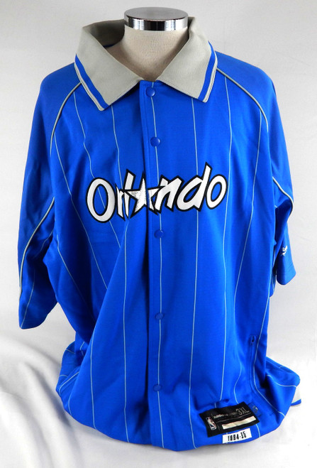 2004-05 Orlando Magic Game Issued Blue Shooting Shirt Hardwood Classic 3XL 571