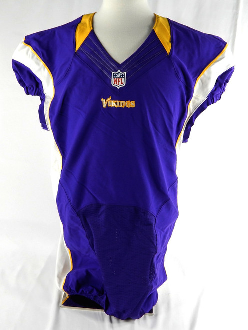 2012 Minnesota Vikings Blank Game Issued Purple Jersey 46 DP86439