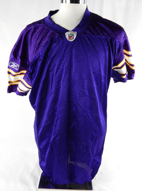 2010 Minnesota Vikings Blank Game Issued Purple Jersey Throwback Alternate 44 DP86441