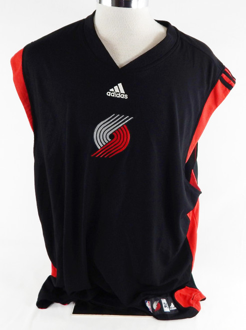 2006-07 Portland Trail Blazers Ruben Patterson #21 Game Used Black Tank Shirt 3