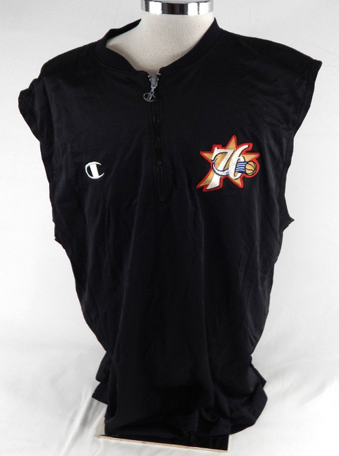 1990s Philadelphia 76ers Game Issued Black Tank Top Shirt XXL 583