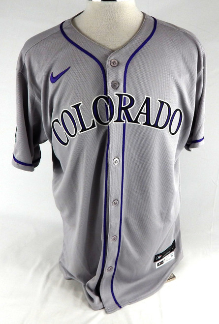 2025 Colorado Rockies Benny Montgomery Game Issued Grey Jersey 46 906