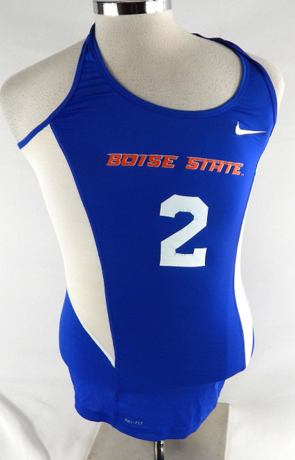 2017 Boise State Broncos #2 Game Used Blue Jersey Beach Volleyball S 121