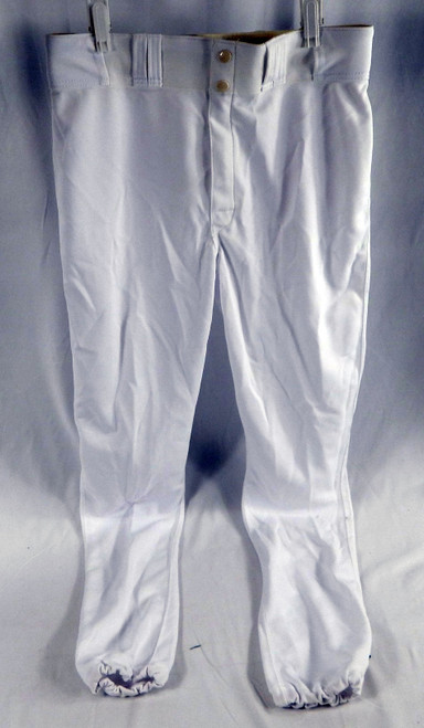1999 Pittsburgh Pirates E Brown # Game Used White Baseball Pants 35-37 970