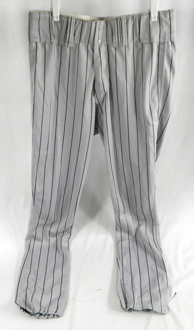 1999 Pittsburgh Pirates Hawk #91 Game Used White Baseball Pants Size 36 978