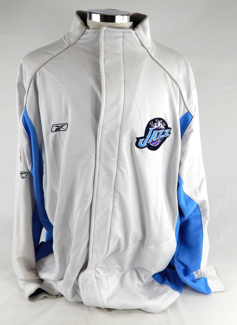 2004-05 Utah Jazz #23 Game Used White Warm Up Jacket 2XL 198