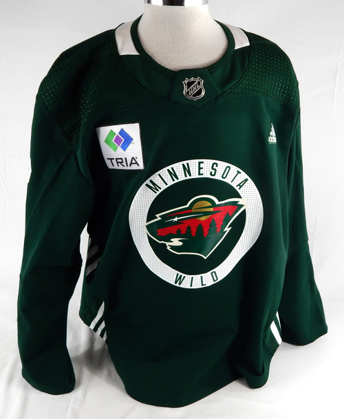 2024 Minnesota Wild Matthew Sop #53 Game Issued P Used Green Practice Jersey DC
