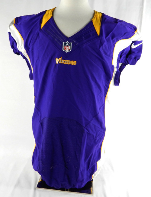 2012 Minnesota Vikings Blank Game Issued Purple Jersey 46 DP86434