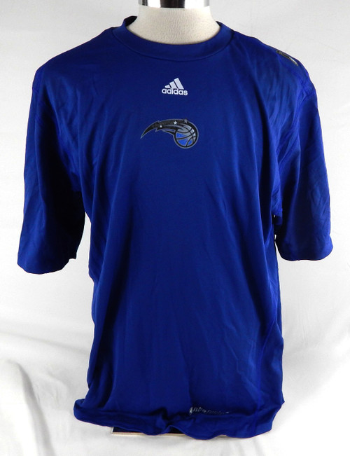2006-07 Orlando Magic #2 Game Issued Pos Used Blue Training Shirt 596