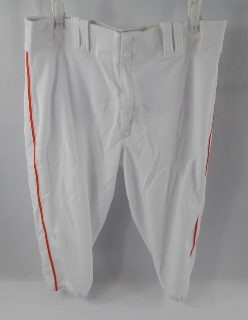 2014 Miami Marlins Derek Dietrich #32 Game Used White Pants 36-42-17 436