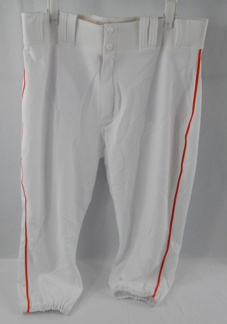 2013 Miami Marlins Mike Dunn #40 Game Used White Pants 35-45-21 440