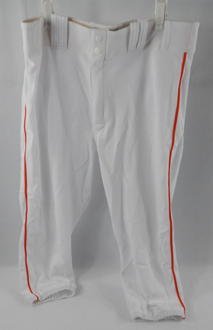 2014 Miami Marlins Kevin Slowery #45 Game Used White Pants 36-38-21 448