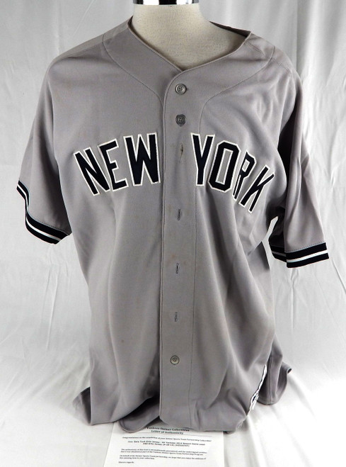2014 New York Yankees Gary Tuck #60 Game Used Grey Jersey 50 650