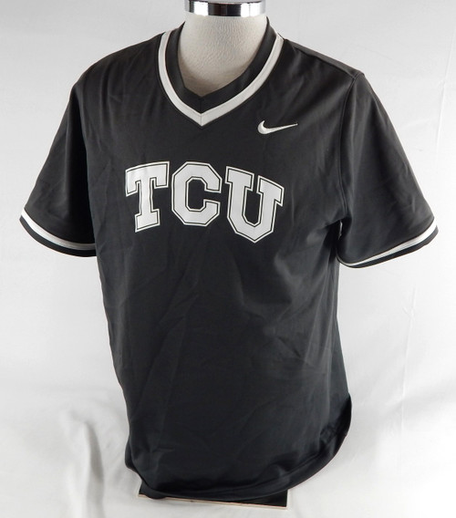 2020 Texas Christian TCU Frogs #36 Game Used Grey Practice Jersey Baseball L 698