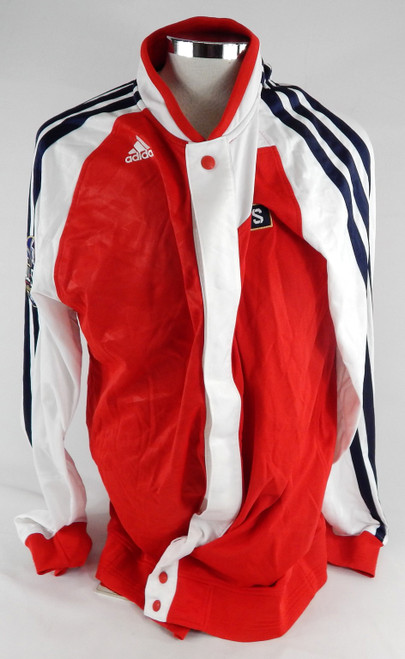 2013-14 New Orleans Pelicans Anthony Davis #23 Game Used Red WU Jacket ASG P 9