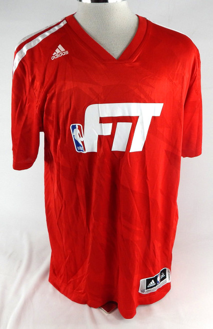 2013-14 Orlando Magic E'Twaun Moore #55 Game Used Red Shirt NBA Cares 2XL 962