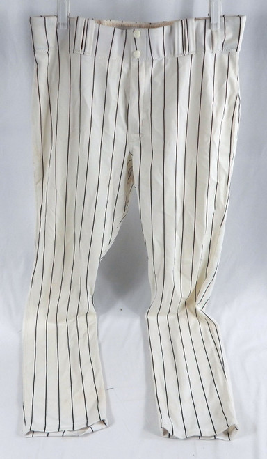 2005 Florida Marlins # Game Used White Baseball Pants Size 35-37 995
