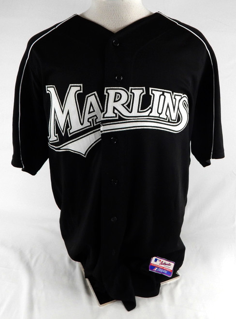 2003-06 Florida Marlins Romero #32 Game Used Black Jersey ST BP XL 057