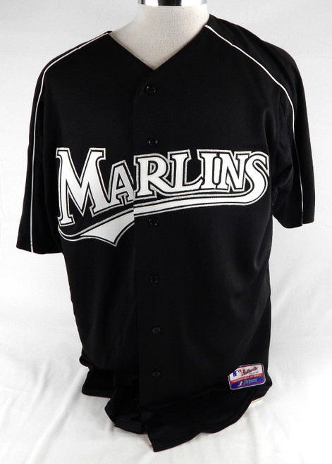 2003-06 Florida Marlins Wilson #9 Game Used Black Jersey ST BP XL 058