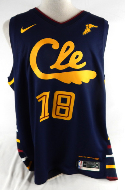 2018 Mens Cleveland Cavaliers Matthew Dellavedova #18 Swingman Navy Jersey 60 5