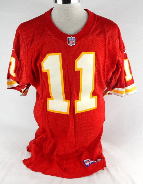 1997 Kansas City Chiefs Elvis Grbac #11 Game Issued Red Jersey 46 619