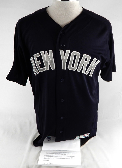 2019 New York Yankees Billy Burns #35 Game Used Navy Jersey ST P 44 164