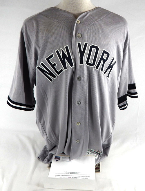 2017 New York Yankees Erik Kratz #36 Game Used Grey Jersey 52 112