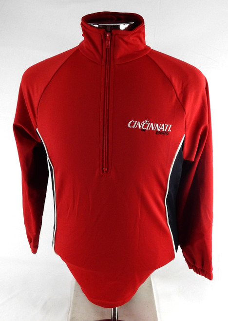 2000s Cincinnati Bearcats #5 Team Issued Red Pullover Shirt Rowing XS 731
