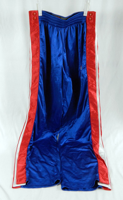 2001-04 Detroit Pistons Ben Wallace #3 Game Used Blue Warm Up Pants XL 702