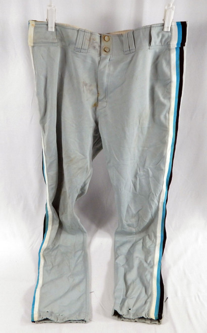 2001 Florida Marlins Game Used Grey Baseball Pants Size 37 712
