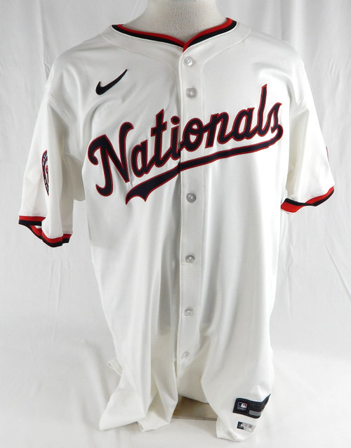 2025 Washington Nationals Andrew Chafin #53 Game Used White Jersey 50 DP99678