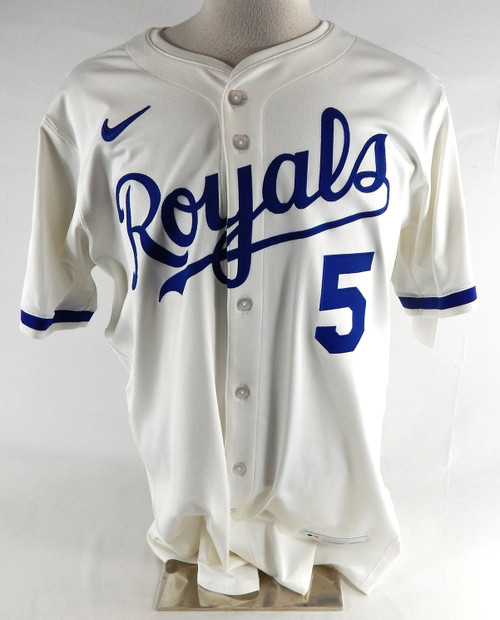 2025 Kansas City Royals George Brett #5 Game Issued White Jersey 46 751