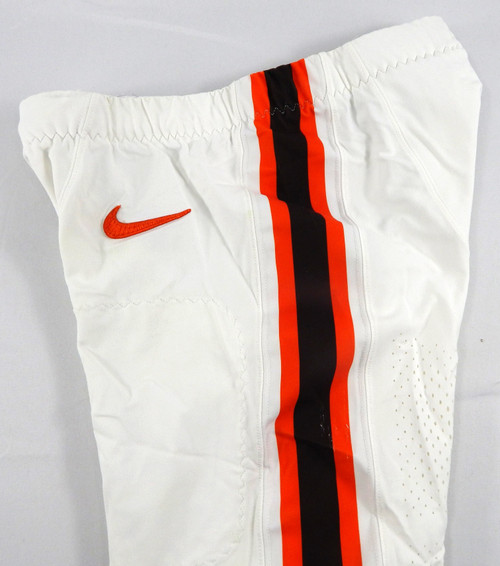 2023 Cleveland Browns Jerry Jeudy #3 Game Used White Pants 28 DP90869