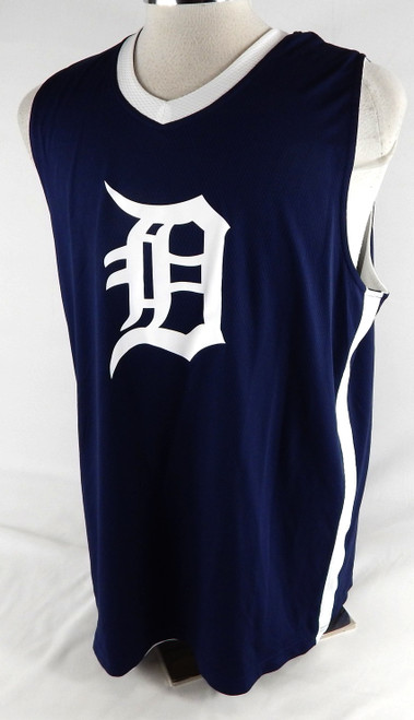 2025-26 Detroit Pistons Ron Holland #5 Game Used Navy Practice Jersey Tigers Playoffs XL 268
