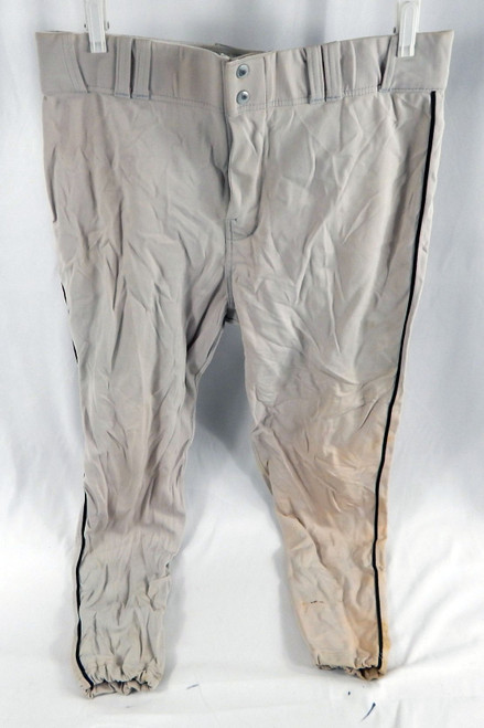 1990s Florida Marlins Game Used Grey Baseball Pants Size 40 739