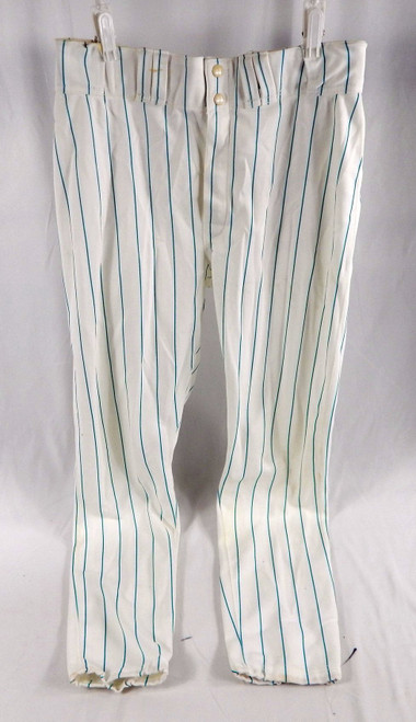 1998 Florida Marlins Game Used White Baseball Pants Size 36 725