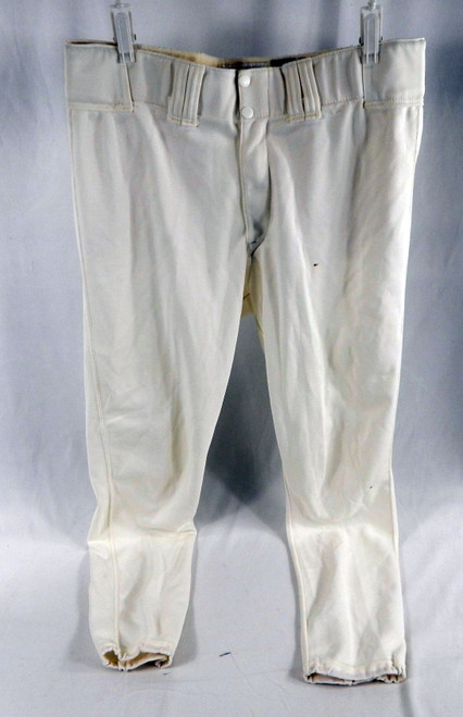 2000 Pittsburgh Pirates Renick #44 Game Used White Baseball Pants 40 738
