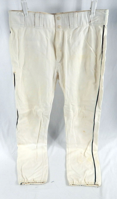 2000 Florida Marlins Game Used White Baseball Pants Size 38 732