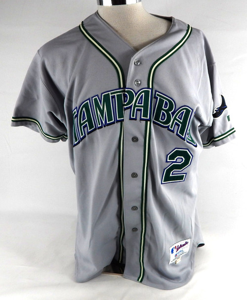 2001-04 Tampa Bay Devil Rays Billy Hatcher #2 Game Used Grey Jersey  498