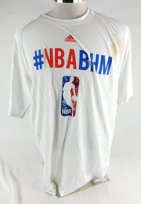 2011-12 Orlando Magic Cory Higgins #21 Game Used White Shirt Dream Big BHM XL 96