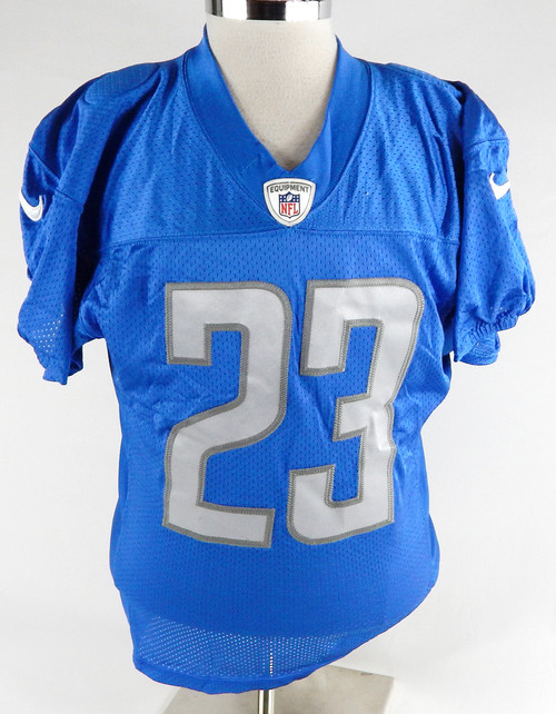 2019 Detroit Lions Darius Slay #23 Game Issued Blue Practice Jersey 42 193