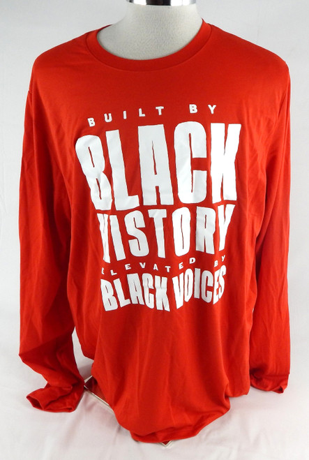 2024-25 Atlanta Hawks Larry Nance Jr #22 Game Used Red Shirt BHM  XXL 951