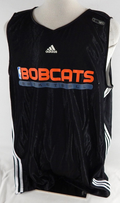 2007-08 Charlotte Bobcats Game Issued Black Practice Jersey XL 284