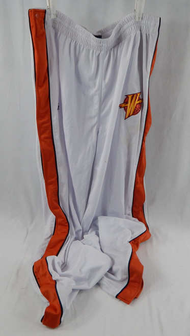 2002-06 Golden State Warriors Game Issued White Warm Up Pants 2XLT 032