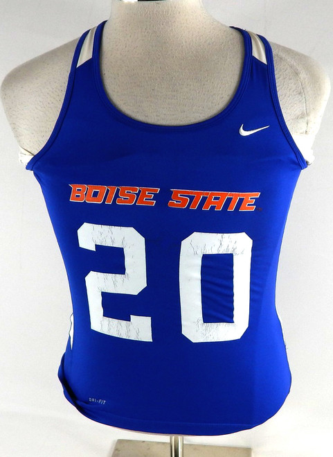 2013 Boise State Broncos #20 Game Used Blue Jersey Beach Volleyball M 898