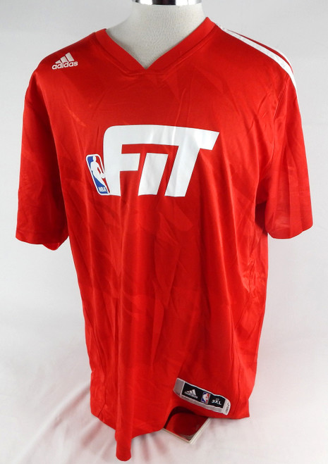 2013-14 Orlando Magic Maurice Harkless #21 Game Used Red Shirt NBA Cares 3XL 957