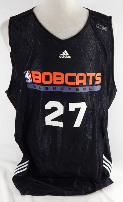 2007-08 Charlotte Bobcats #27 Game Issued Black Practice Jersey 3XL 279